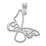 Custom Butterfly Charm Necklace - Sterling Silver