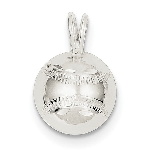 Baseball Charm - Sterling Silver
