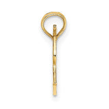 Mini Cheer Megaphone Charm - 14K Yellow Gold