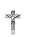 Crucifix Ring (Available in sizes 1-4) - 10K White Gold