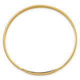 5.5" Baby ID Bangle Bracelet - 14K Yellow Gold
