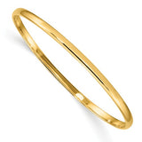 5.5" Baby Slip-On Bangle Bracelet - 14K Yellow Gold