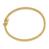 5" Toddler Bangle Bracelet - 14K Yellow Gold