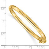 5" Toddler Bangle Bracelet - 14K Yellow Gold