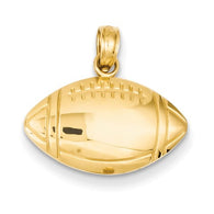 Football Charm - 14K Yellow Gold