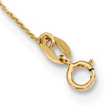 16" Rosary Necklace - 14K Yellow Gold
