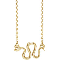 Gold Snake Necklace