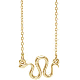 Gold Snake Necklace