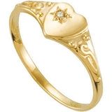 Piece of My Heart Ring - 14K Yellow Gold