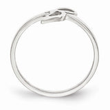 Script Letter Initial Ring (Available in sizes 5-7) - Sterling Silver