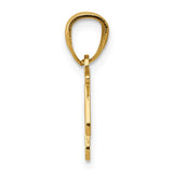 Music Notes Charm - 14K Yellow Gold