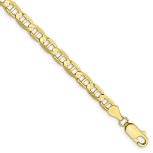 Forever My Anchor Bracelet (Available in 4" - 6") - 14K Yellow Gold