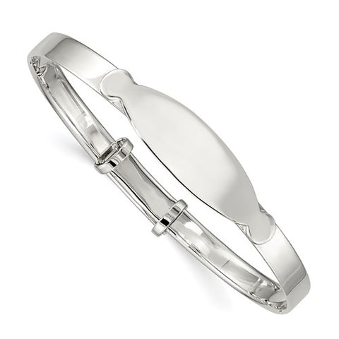 Adjustable Baby Bangle Bracelet - Sterling Silver