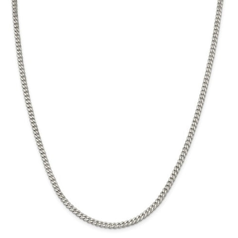 3.5MM Curb Chain - Sterling Silver