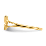 Butterfly Ring Size 5 - 14K Yellow Gold