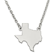 19MM Texas 18" Necklace - Sterling Silver