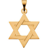Mini Star of David Charm - 14K Yellow Gold