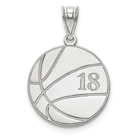 Custom Basketball Charm Sterling Silver – A Karat Company