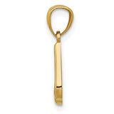 Eighth Music Note Charm - 14K Yellow Gold