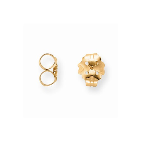 Screw Back Baby Earring Back in 14K Yellow Gold